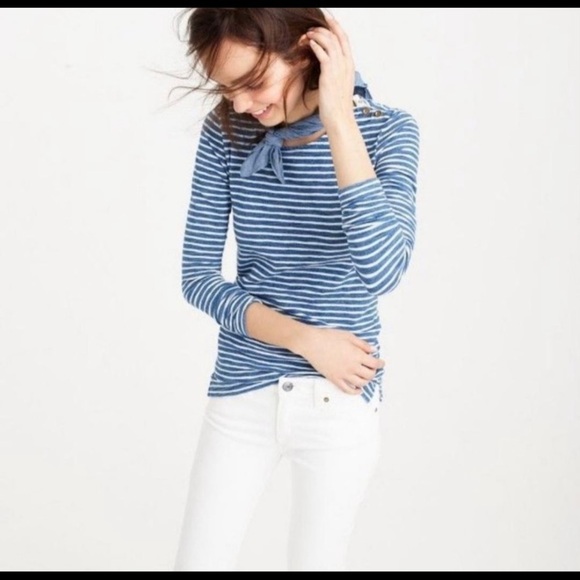 J Crew Long Sleeve Painter T-Shirt - Picture 2 of 8